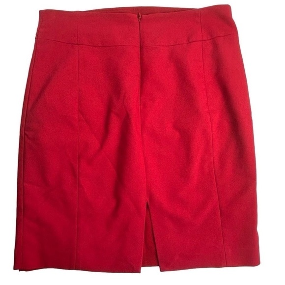 Express Women's Red Pencil Skirt Size 10 Knee Length Solid - Picture 4 of 11